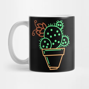 cute cactus V Mug